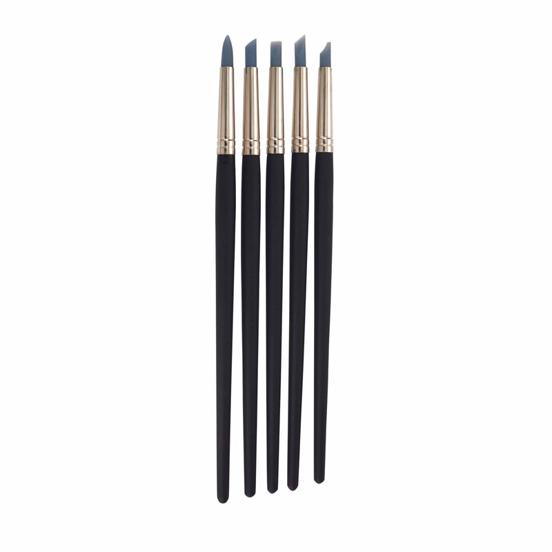 Silicone Brushes - 5 Piece